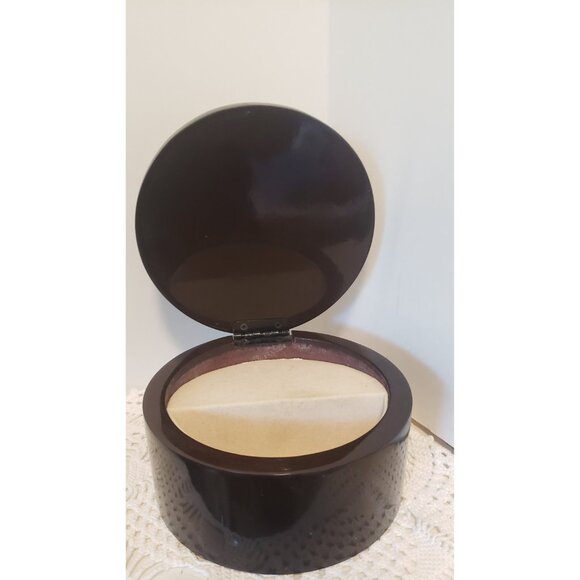 Victorian Style Round Music Box: Vintage Jewelry Storage - Picture 2 of 10